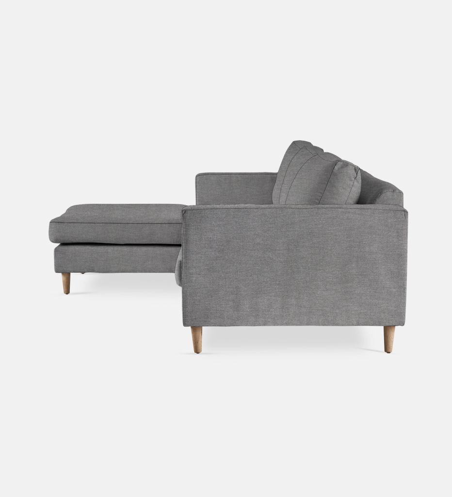 Sami Fully Upholstered Slouch Left Wooden Leg (8064)