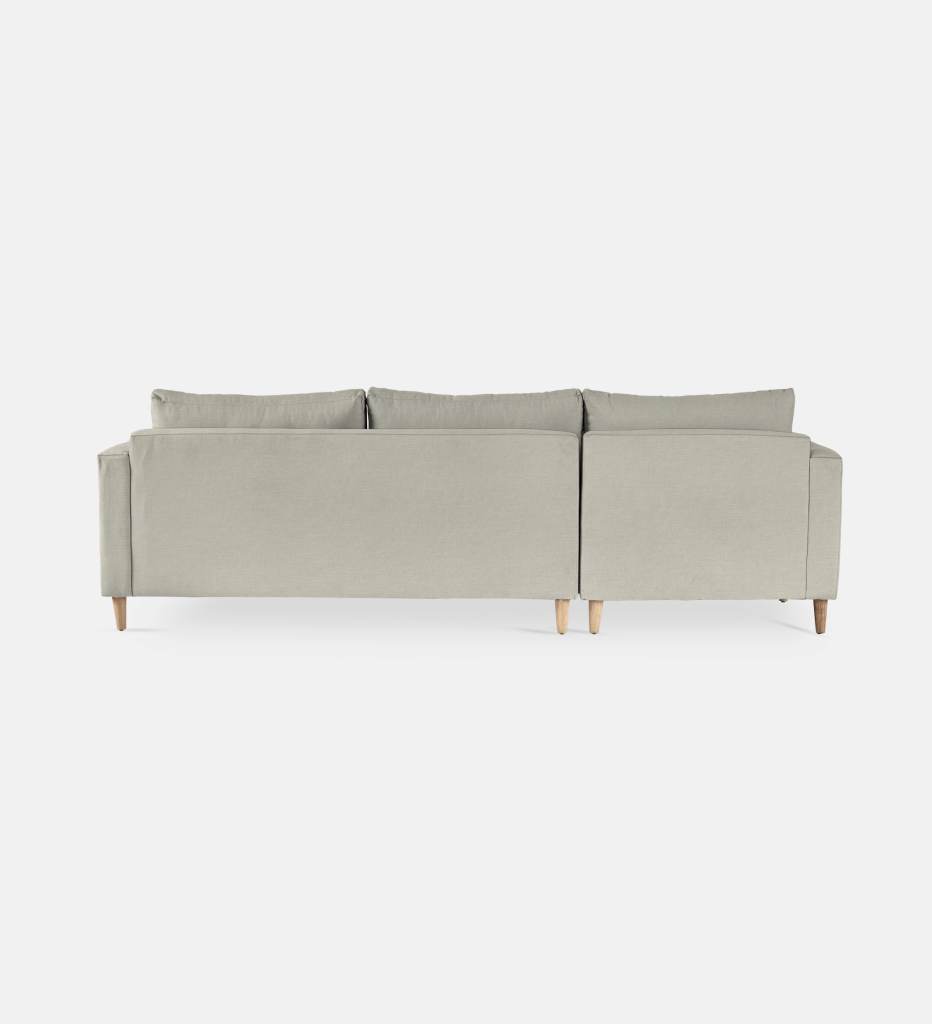 Sami Fully Upholstered Slouch Left Wooden Leg (8184)