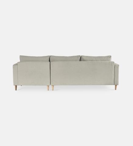 Sami Fully Upholstered Slouch Right Wooden Leg (55990)