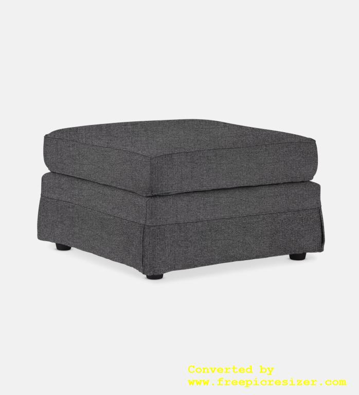 Santorini Slipcover Square Ottoman (63881)