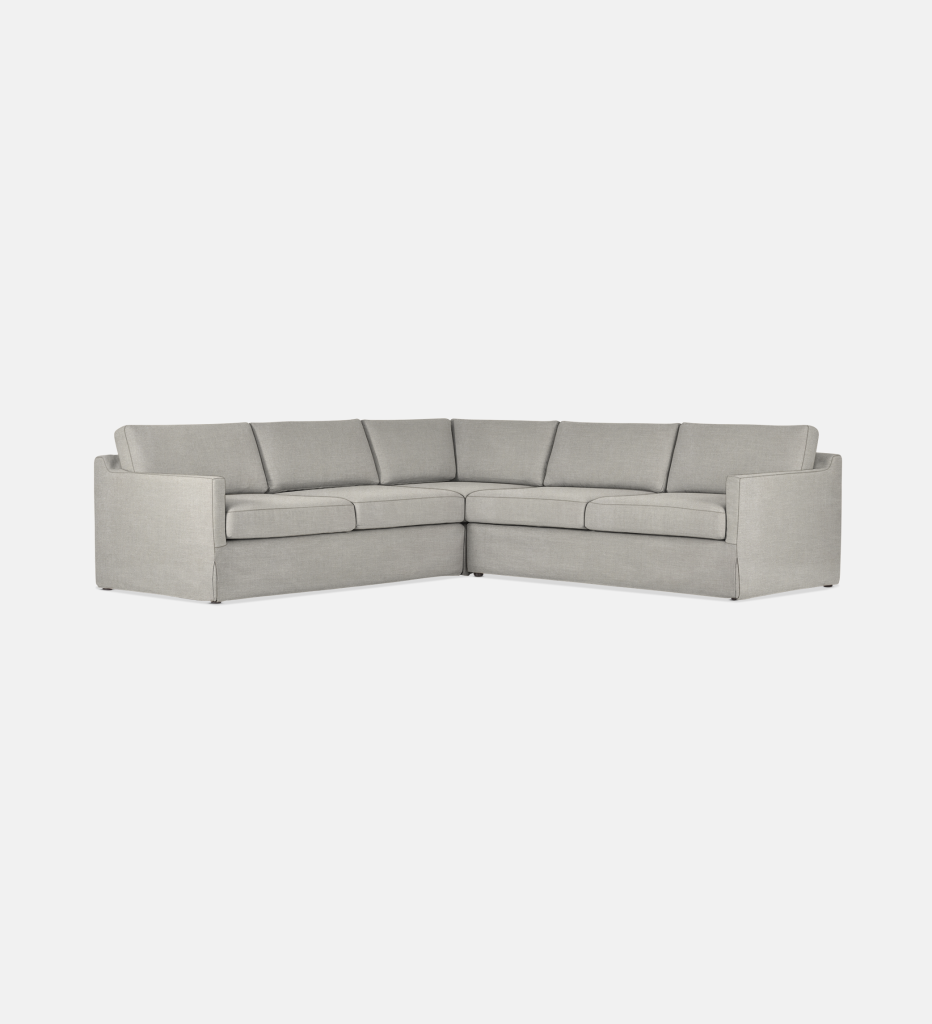 Krista Slipcover Corner Couch