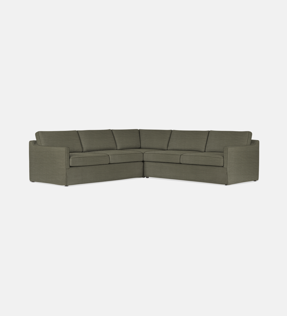 Krista Slipcover Corner Couch
