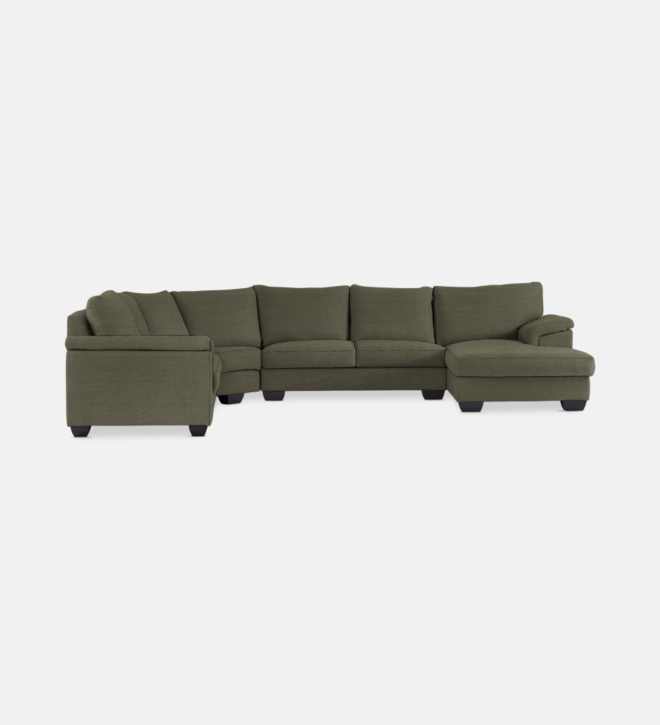 Bianca Fully Upholstered Slouch With Daybed Right (23300)