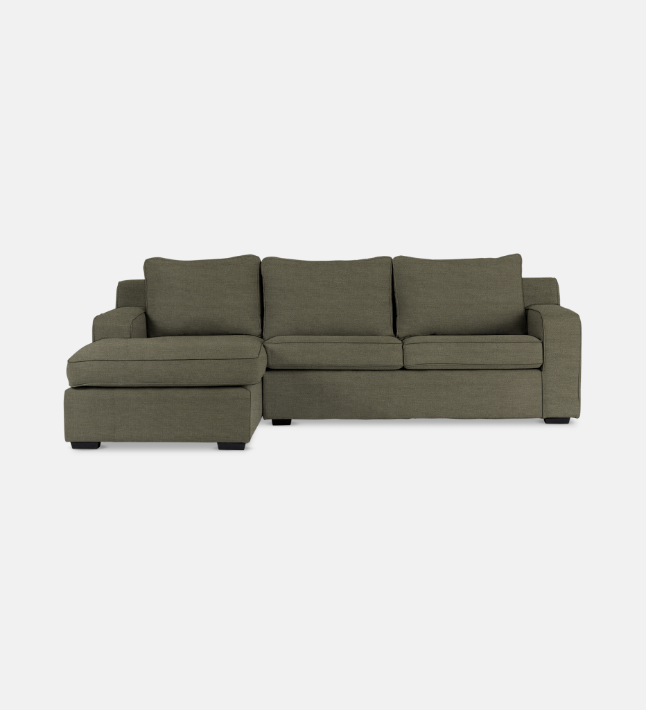 Lodge Fully Upholstered Slouch Left (21407)