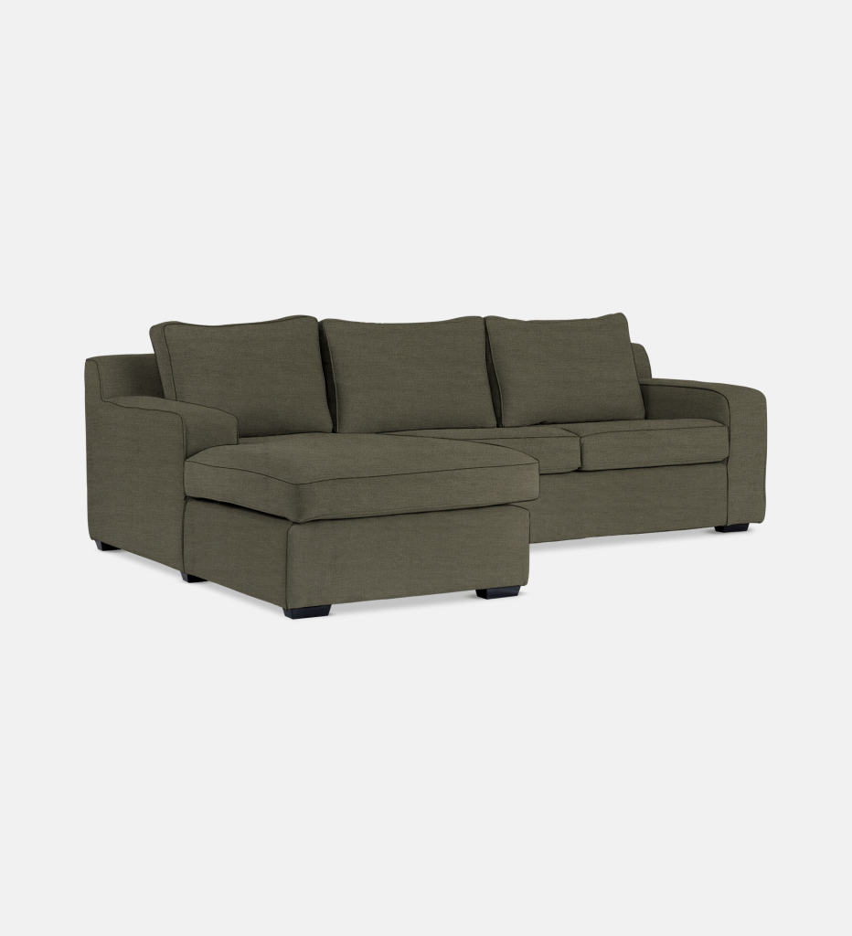 Lodge Fully Upholstered Slouch Left (21408)