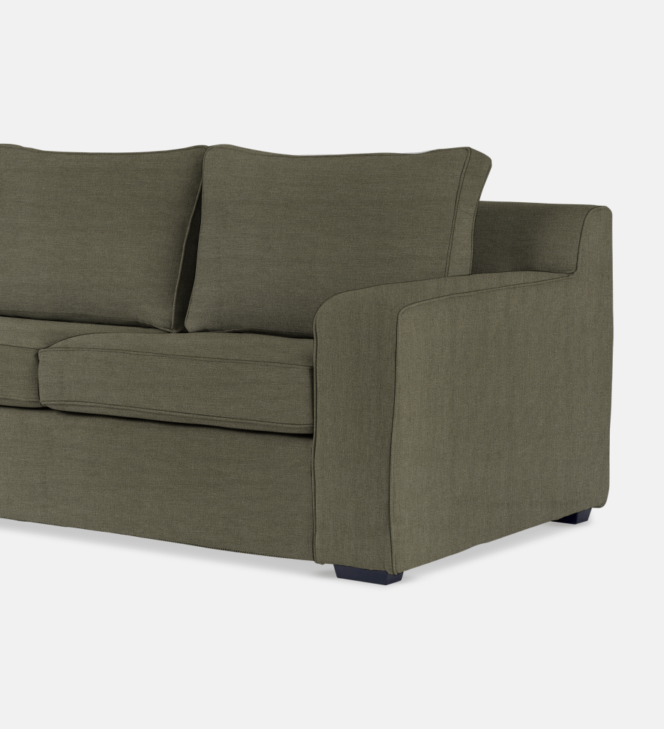 Lodge Fully Upholstered Slouch Left (21409)