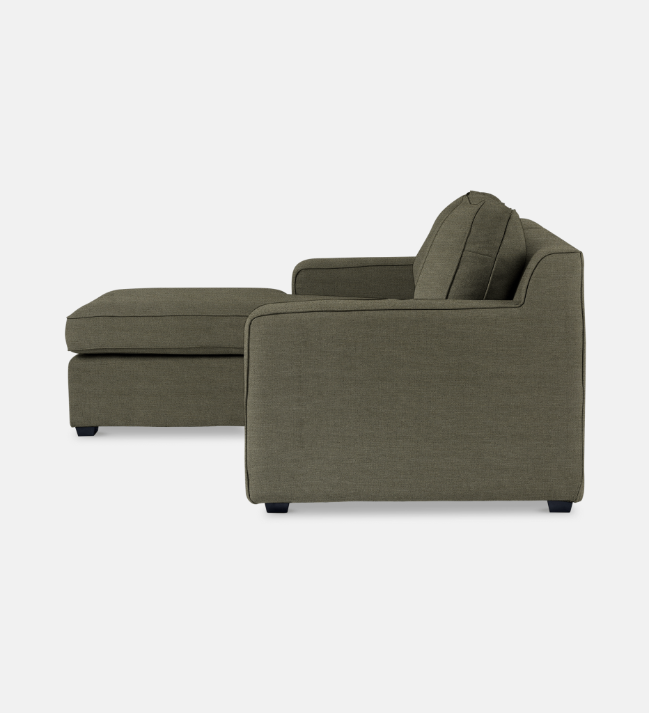 Lodge Fully Upholstered Slouch Left (21413)