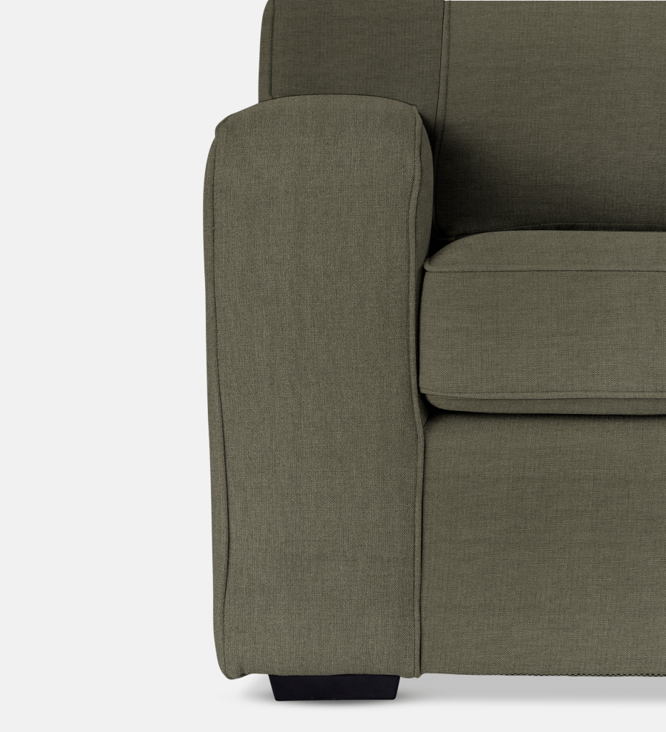 Lodge Fully Upholstered Slouch Right (23645)