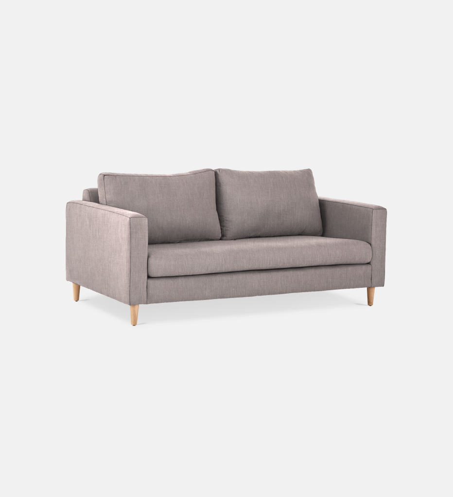 Sami Fully Upholstered 2 Seater Wooden Leg (31638)