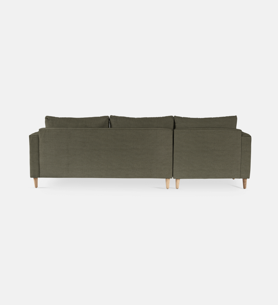 Sami Fully Upholstered Slouch Left Wooden Leg (9298)