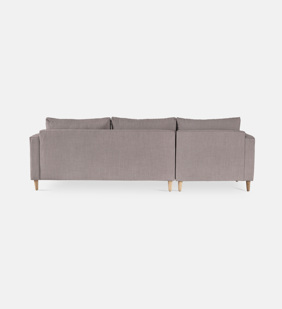 Sami Fully Upholstered Slouch Left Wooden Leg (9343)