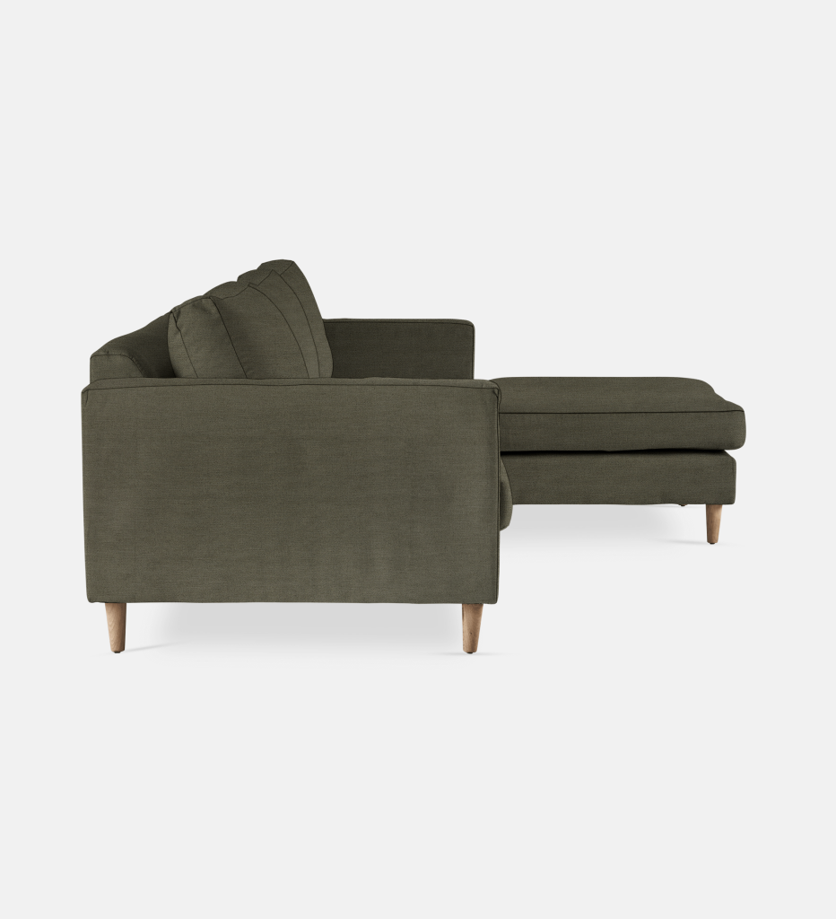 Sami Fully Upholstered Slouch Right Wooden Leg (32000)