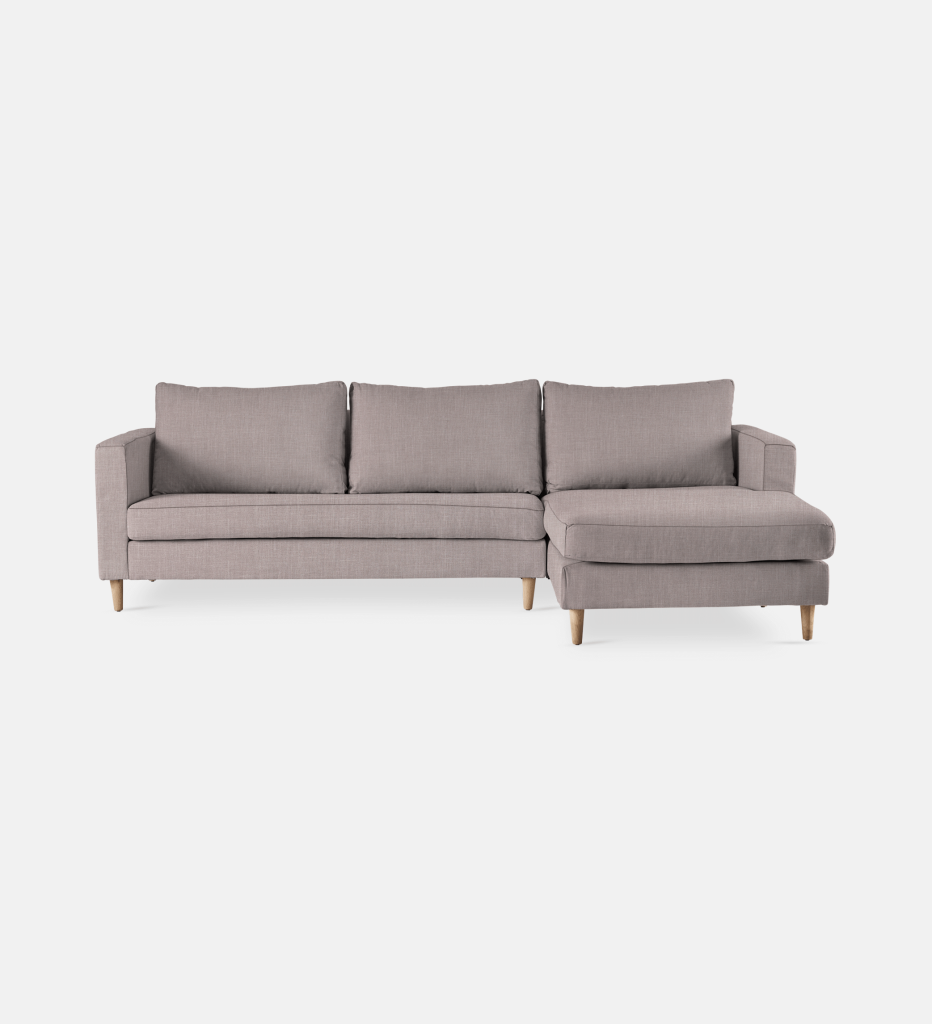 Sami Fully Upholstered Slouch Right Wooden Leg (32035)