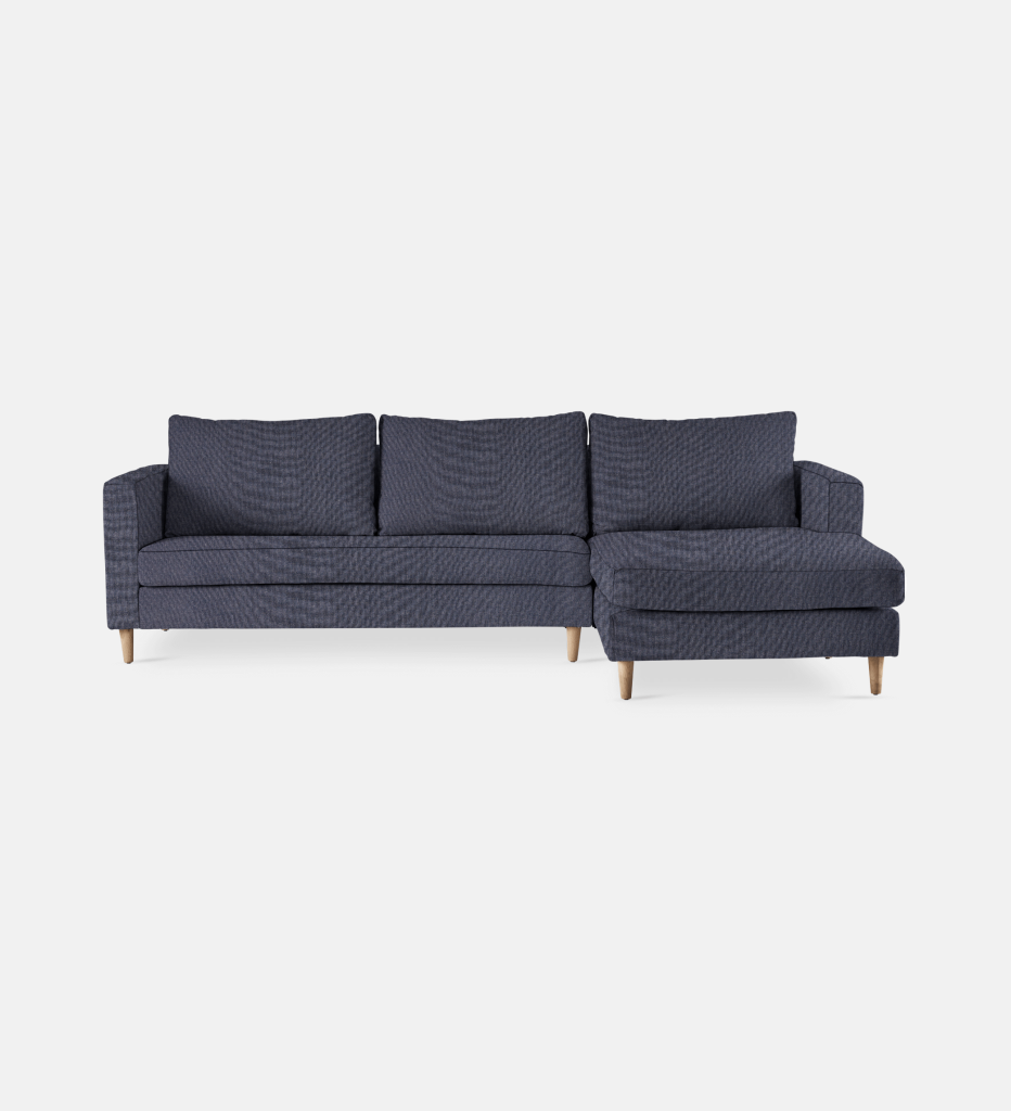 Sami Upholstered Slouch Right With Wooden Leg