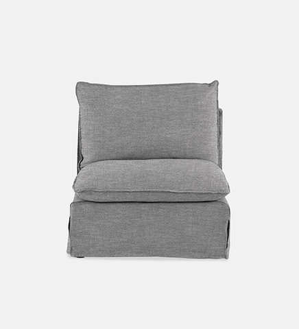 Indiana Slipcover Modular Couch - 1 Seater Piece