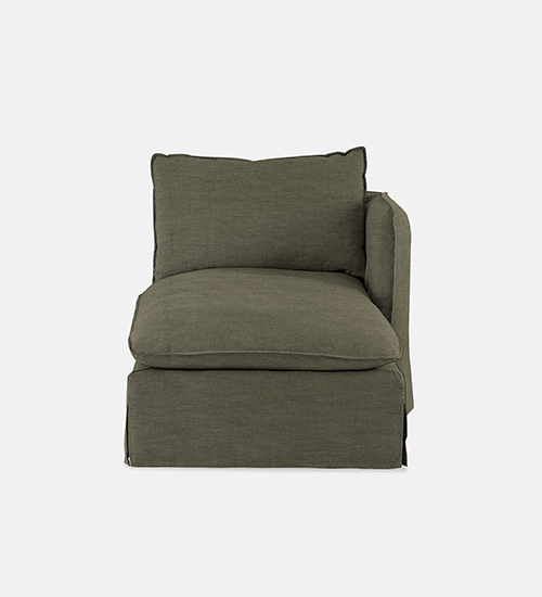 Indiana Slipcover Modular Couch - RIGHT Daybed piece (88229)