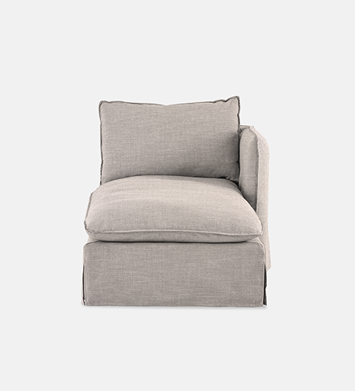 Indiana Slipcover Modular Couch - RIGHT End piece (4577)