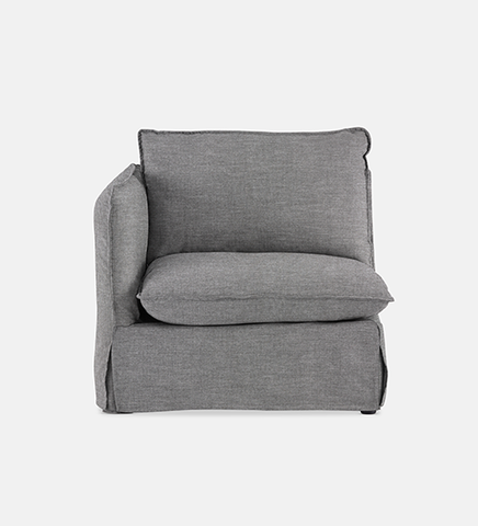 Indiana Slipcover Modular Couch - Left
