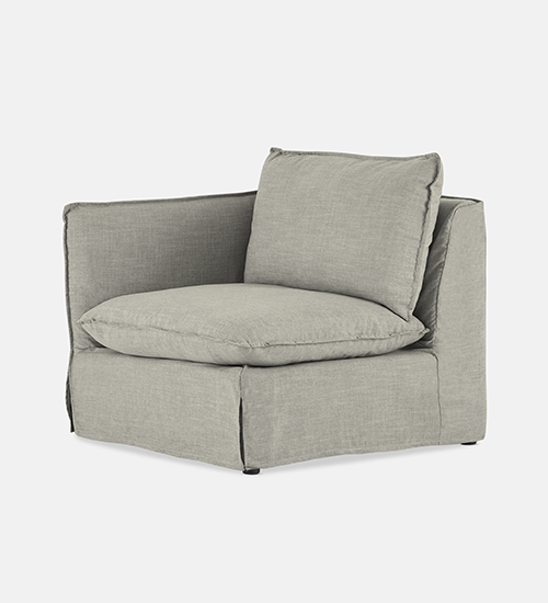 Indiana Slipcover Modular Couch - LEFT End piece (5300)