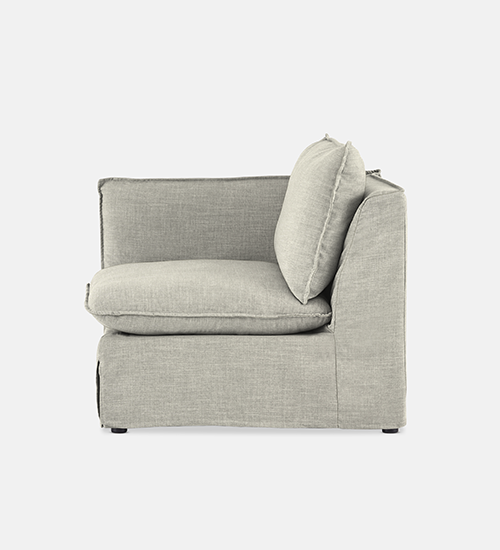 Indiana Slipcover Modular Couch - LEFT End piece (5301)