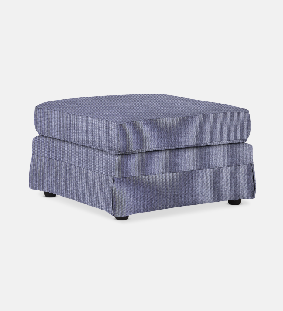 Santorini Slipcover Square Ottoman (67271)