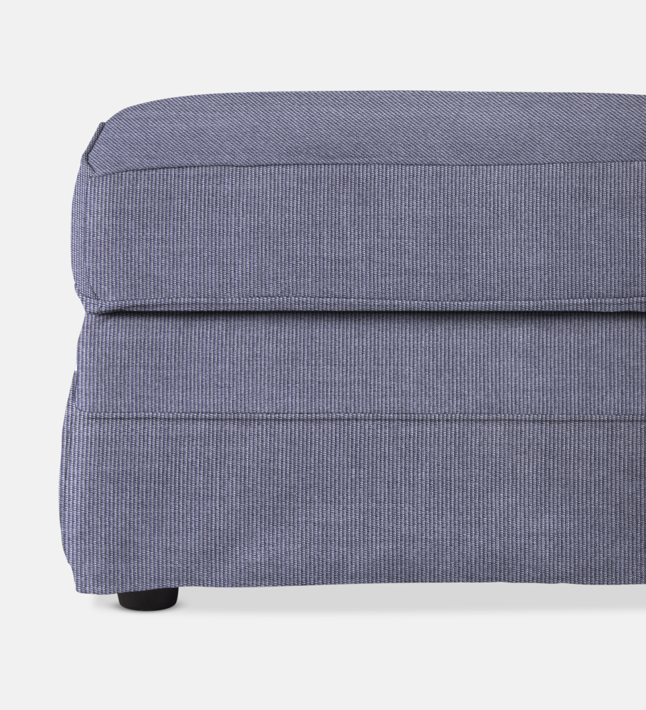 Santorini Slipcover Square Ottoman (67272)