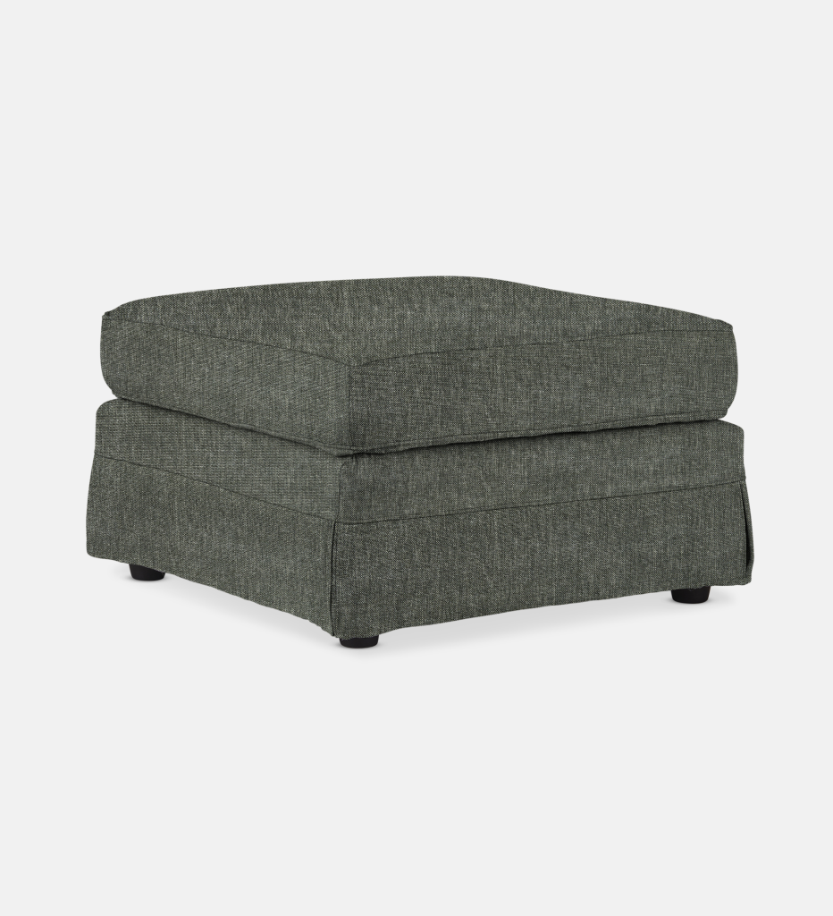 Santorini Slipcover Square Ottoman (67274)