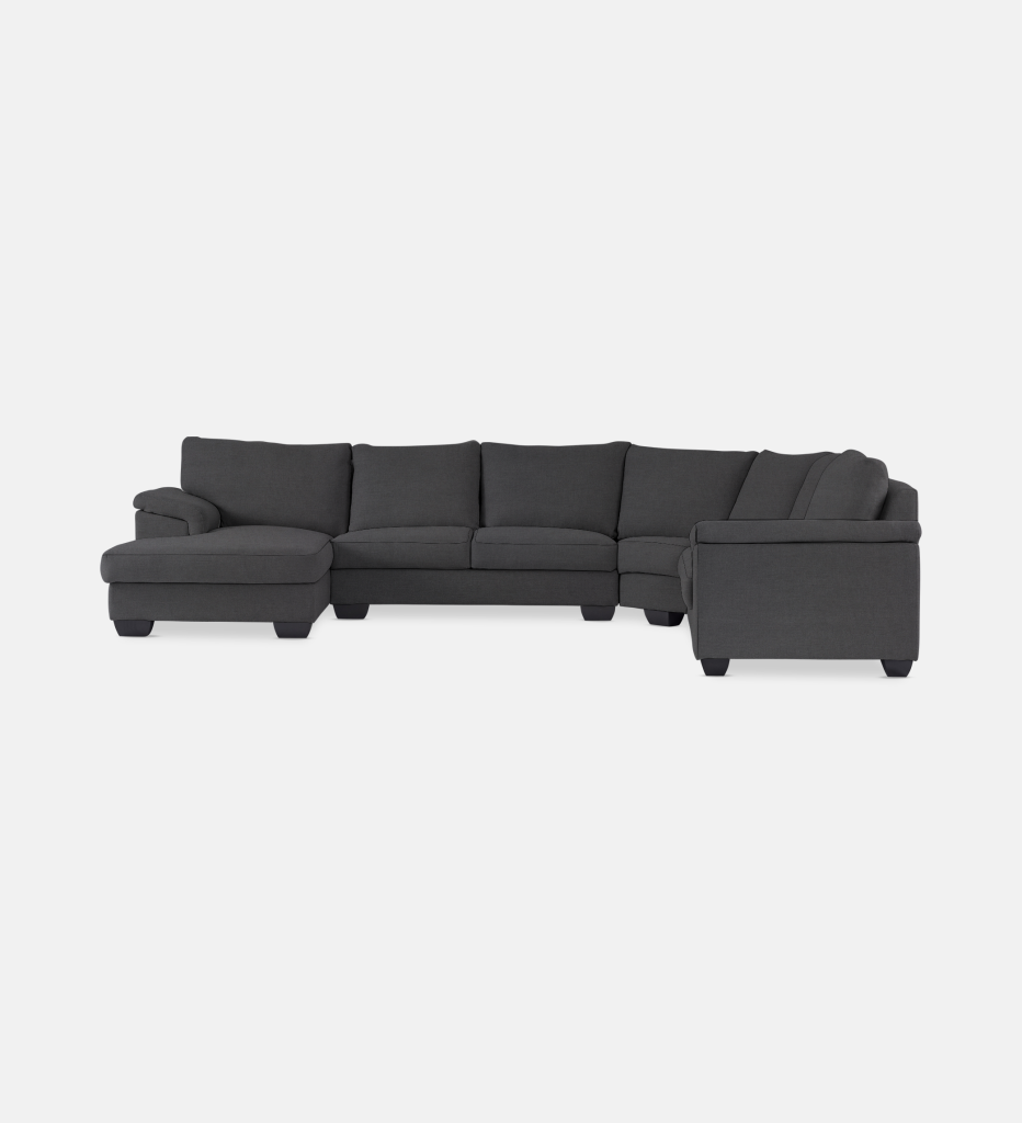 Bianca Fully Upholstered Slouch With Daybed Left (10509)