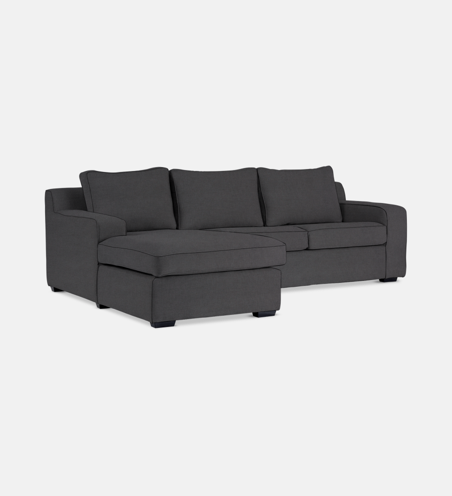 Lodge Fully Upholstered Slouch Left (21541)