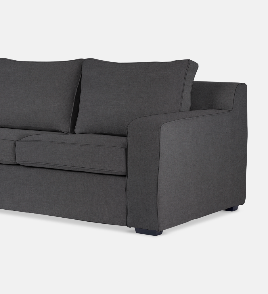 Lodge Fully Upholstered Slouch Left (21542)