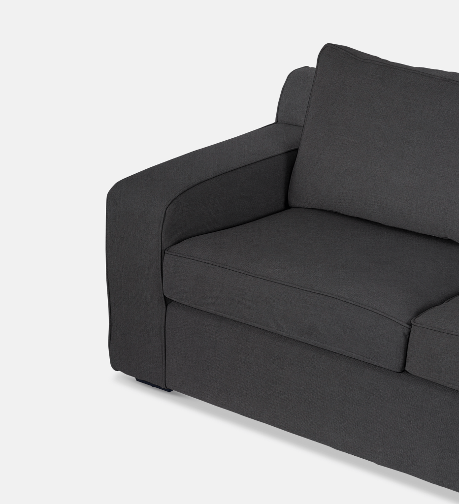 Lodge Fully Upholstered Slouch Right (23748)