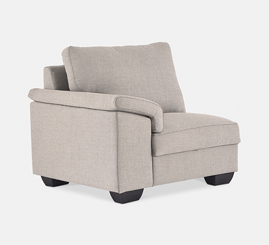 Bianca Fully Upholstered Modular End Piece Left (56468)
