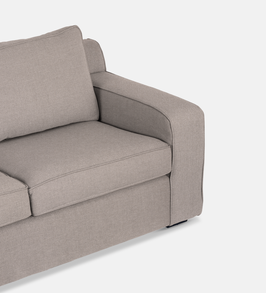 Lodge Fully Upholstered Slouch Left (21585)