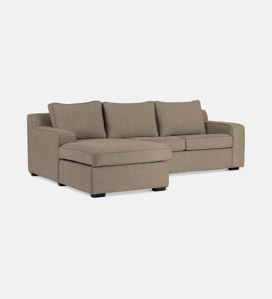 Lodge Fully Upholstered Slouch Left (21590)