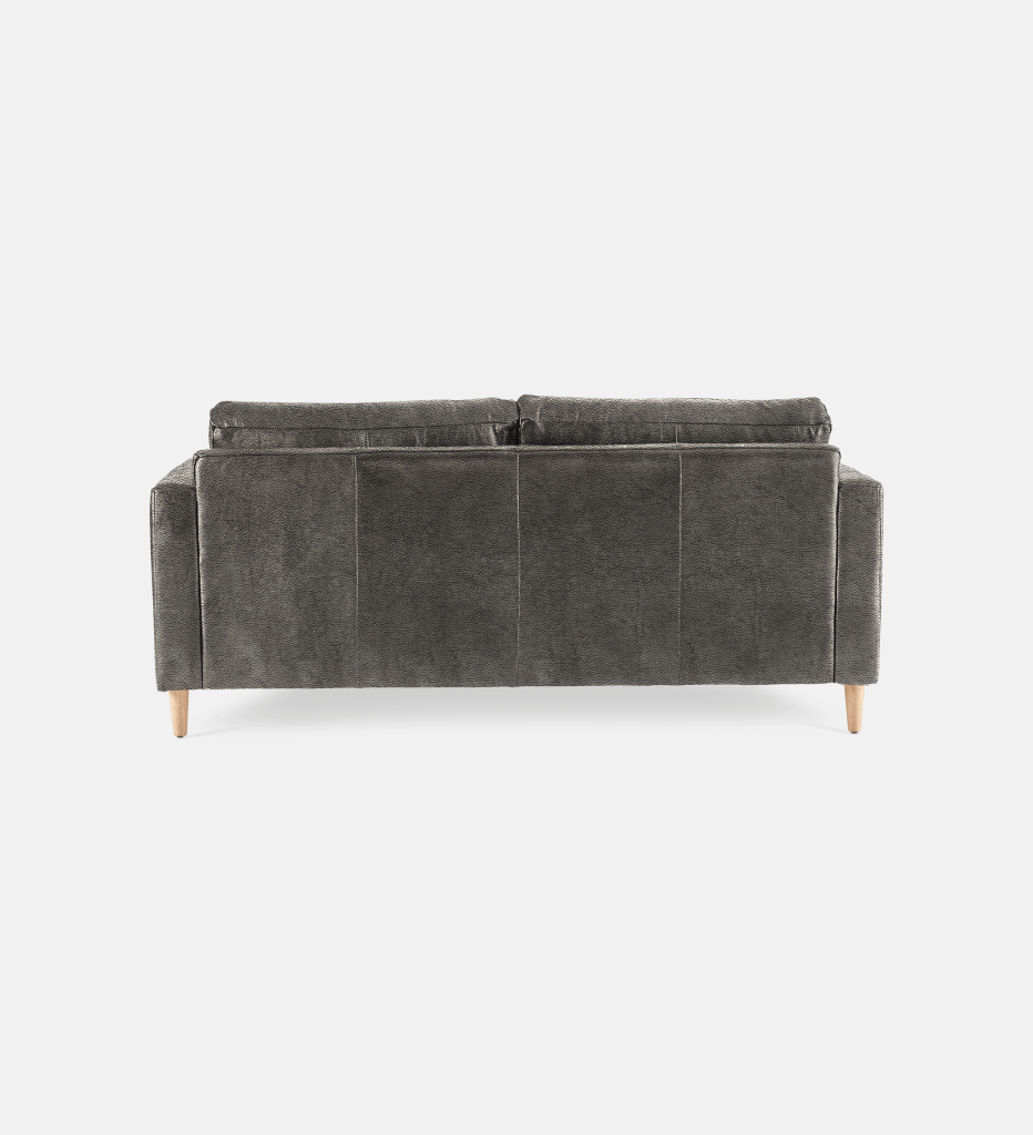 Sami Leather 2 Seater Wooden Leg (11692)