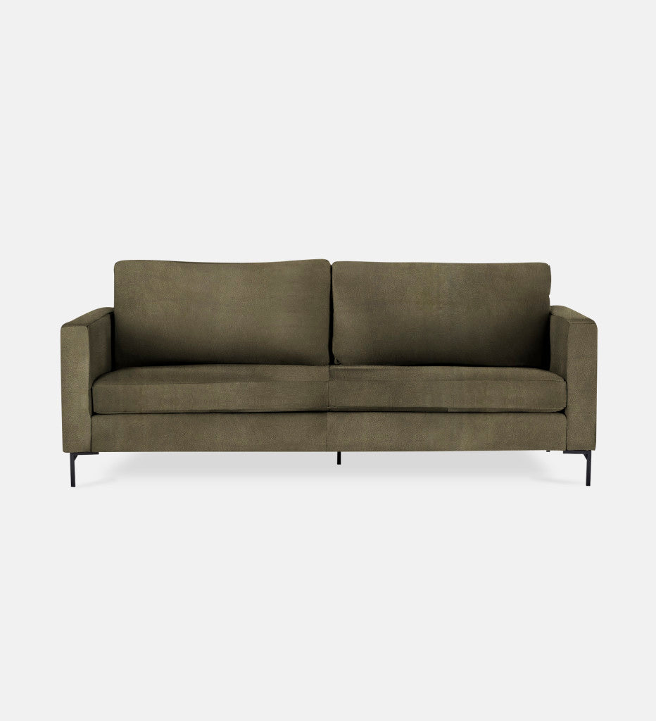 Sami Leather 2 Seater Metal Leg (75759)