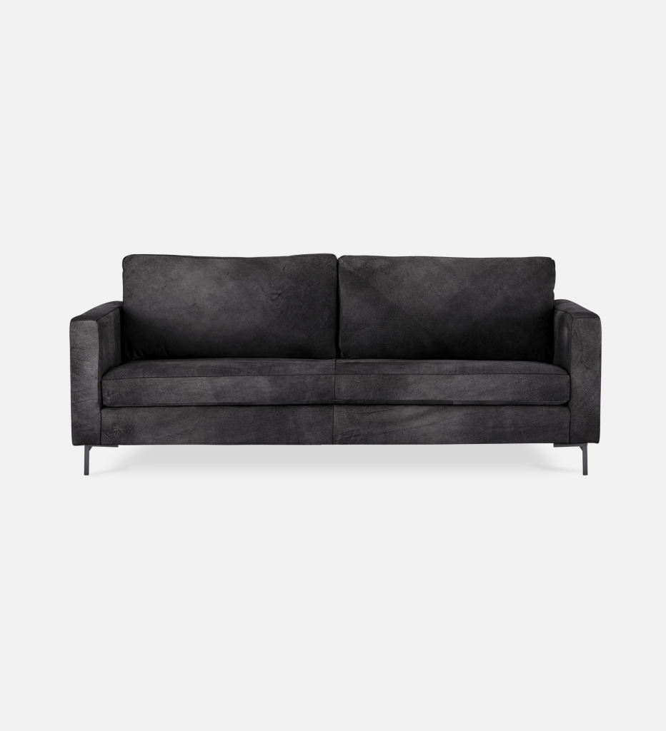 Sami Leather 3 Seater Metal Leg (55111)
