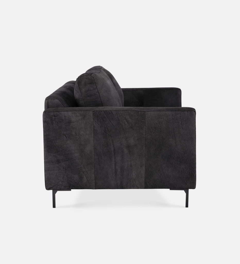 Sami Leather 3 Seater Metal Leg (52119)