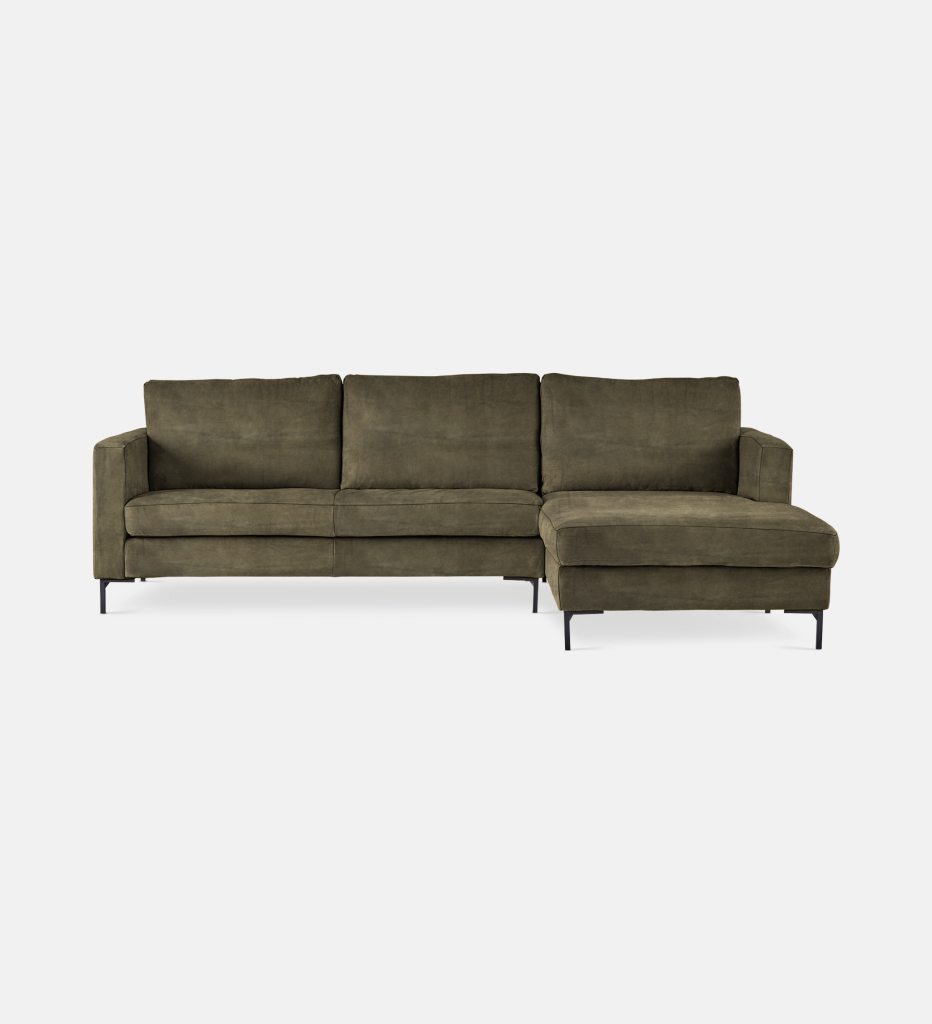 Sami Upholstered Slouch Right With Wooden Leg