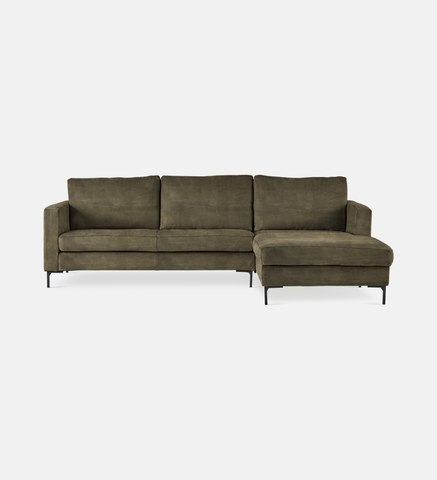 Sami Upholstered Slouch Right With Wooden Leg