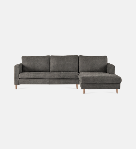 Sami Upholstered Slouch Right With Wooden Leg