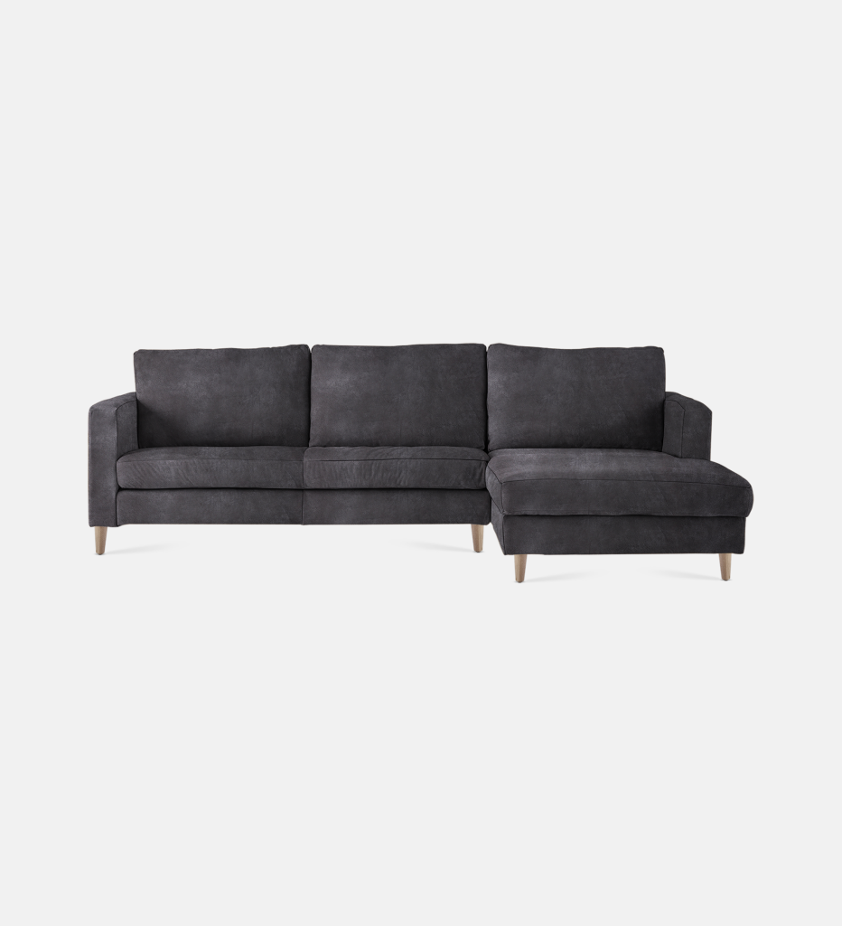 Sami Upholstered Slouch Right With Wooden Leg