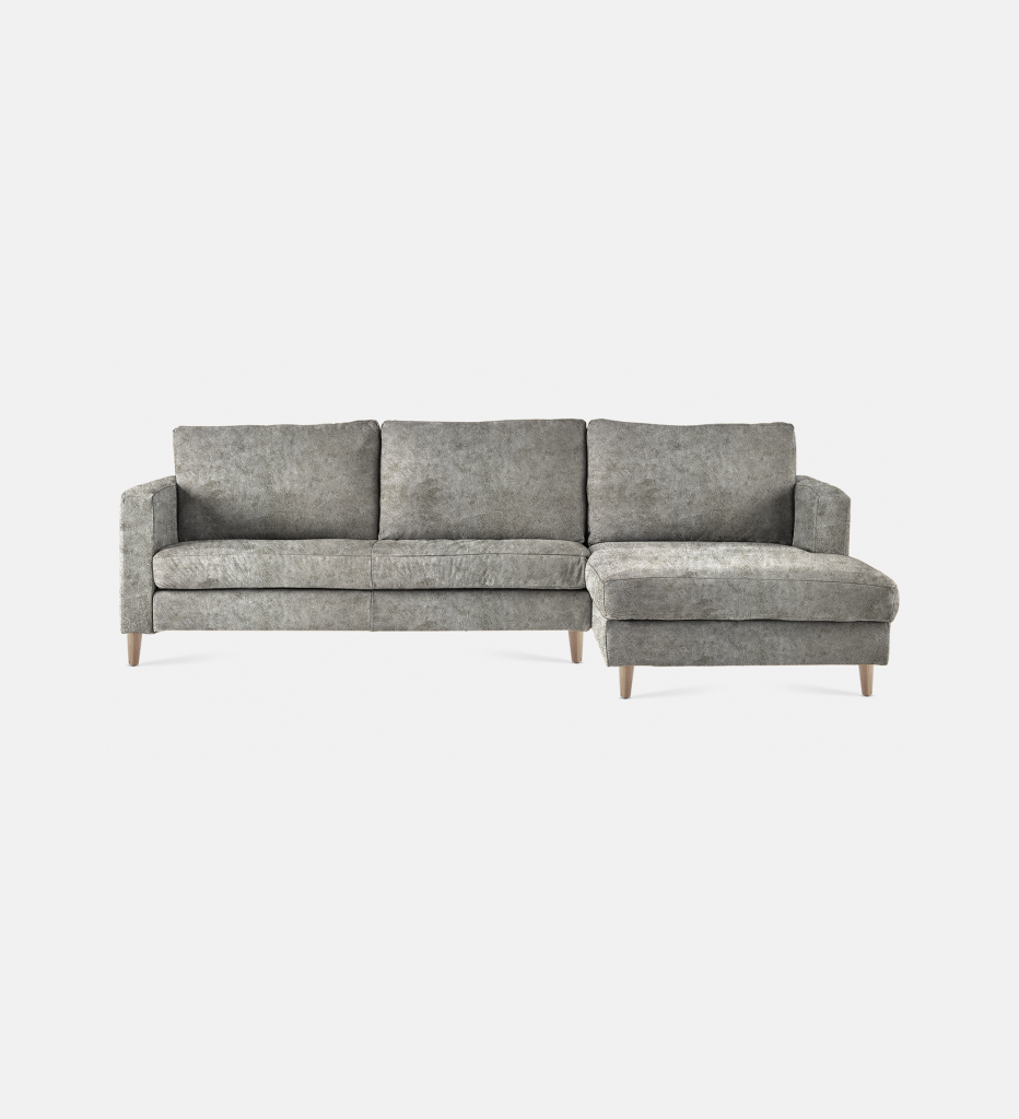 Sami Upholstered Slouch Right With Wooden Leg