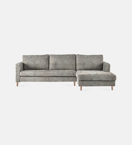 Sami Upholstered Slouch Right With Wooden Leg