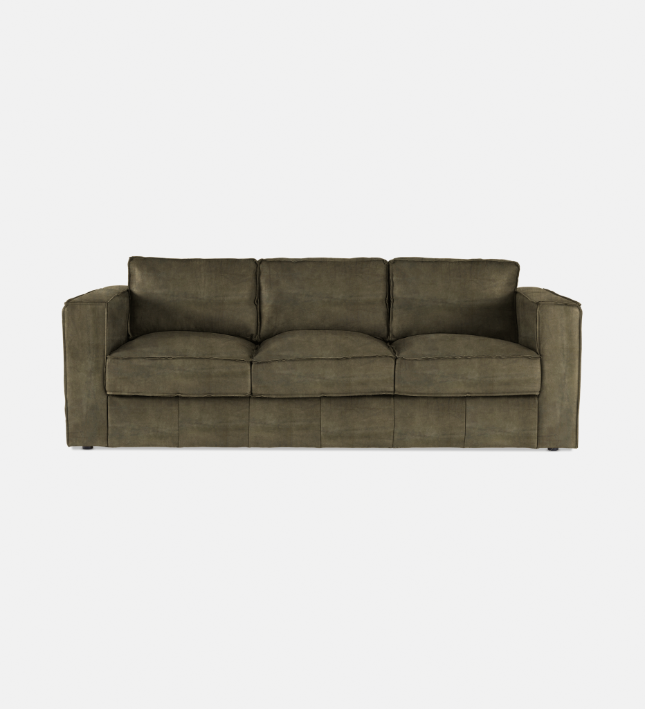Rosco Leather 3 Seater (25100)