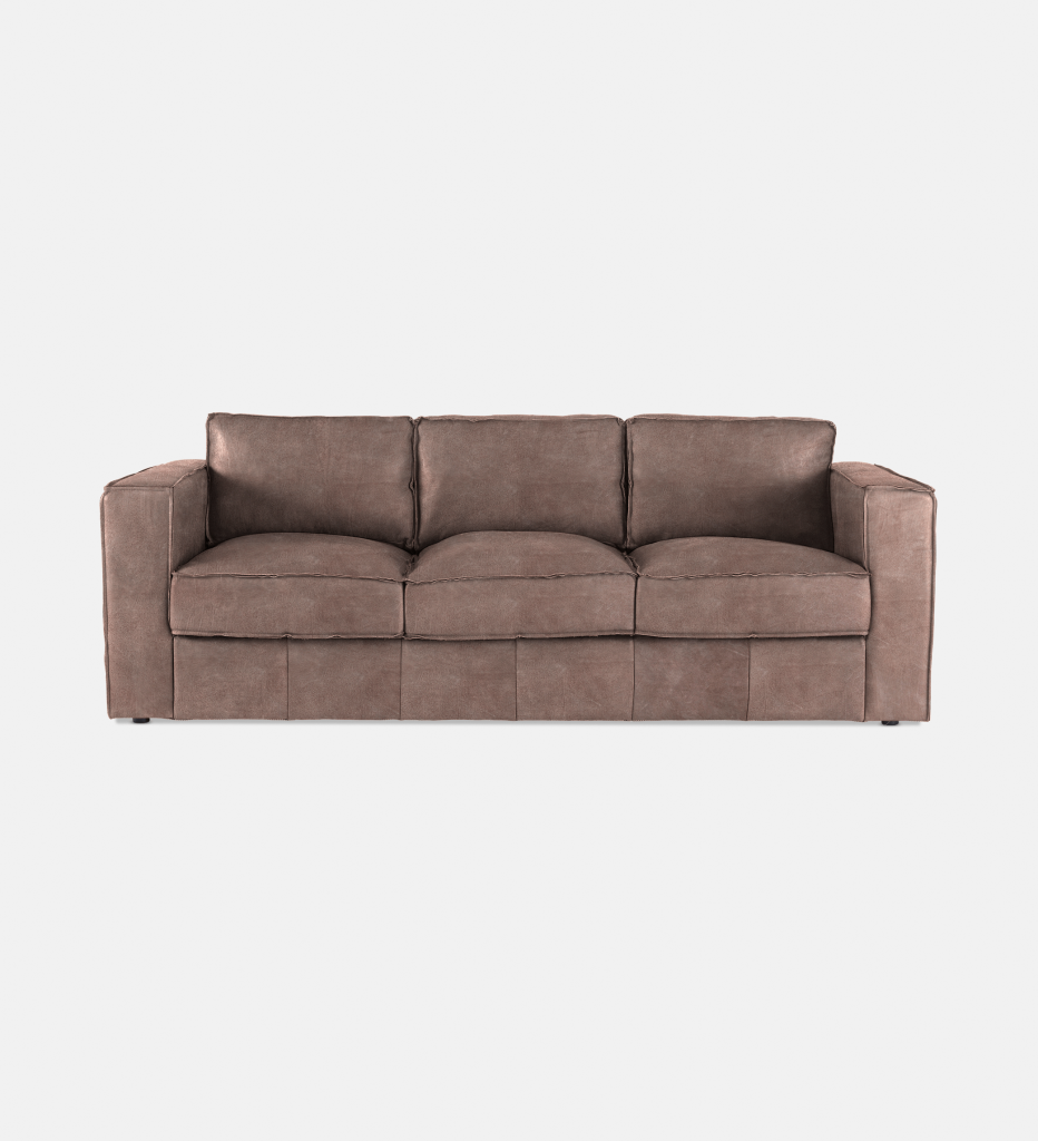Rosco Leather 3 Seater (25103)