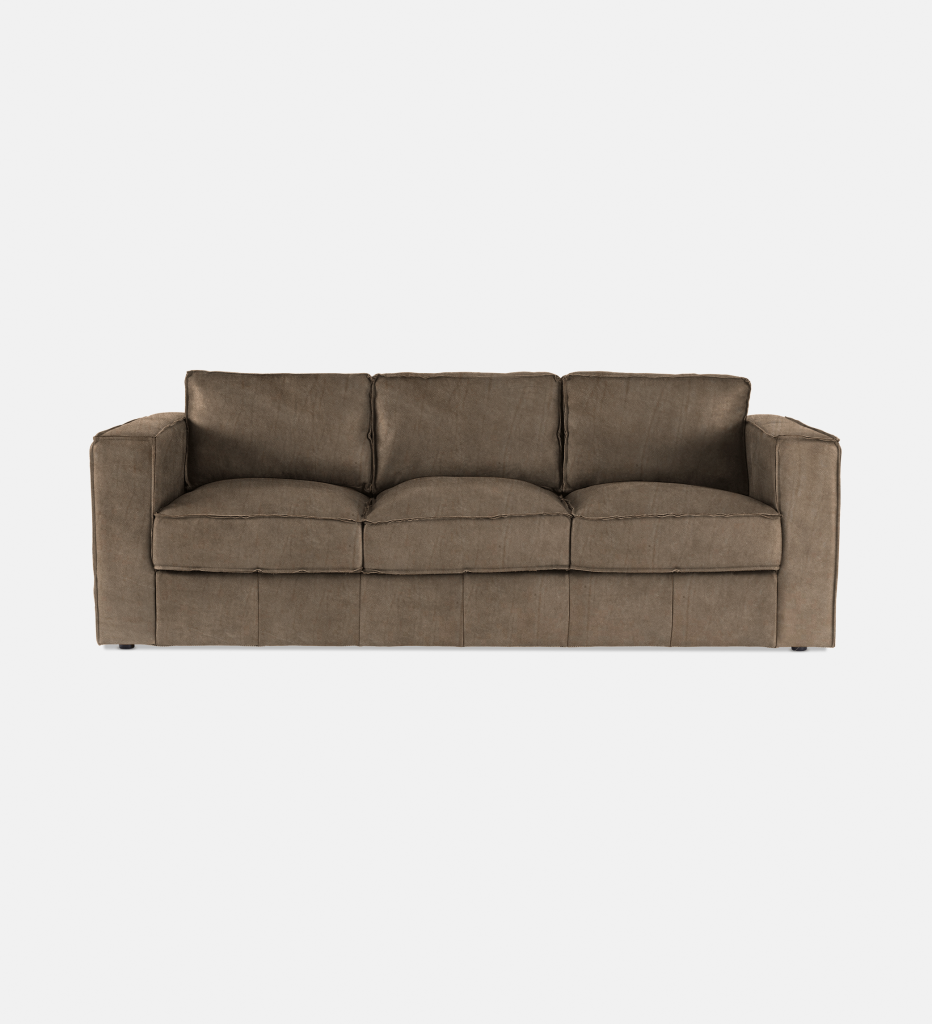 Rosco Leather 3 Seater (25109)