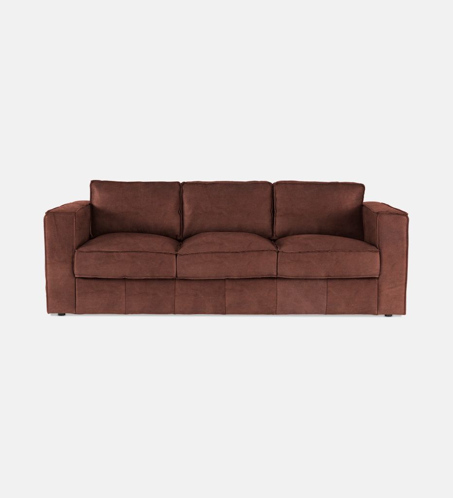 Rosco Leather 3 Seater (25057)
