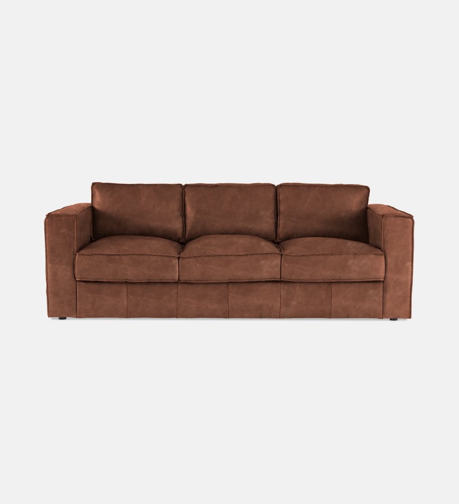 Rosco Leather 3 Seater (25060)