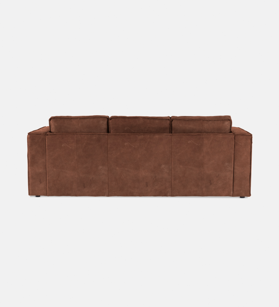 Rosco Leather 3 Seater (25062)